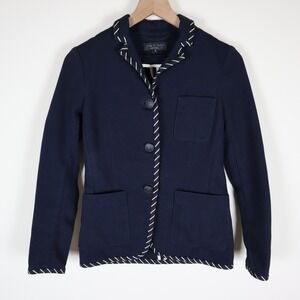 Rag & Bone Women's Wool Blend Blazer Navy Size 4 16x24